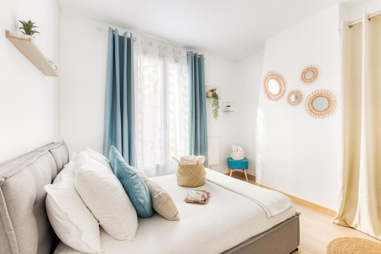 Appartamento Grand Line - Parking- Métro 5 - Easy Check-in - Netflix - Disney Plus Pantin Esterno foto